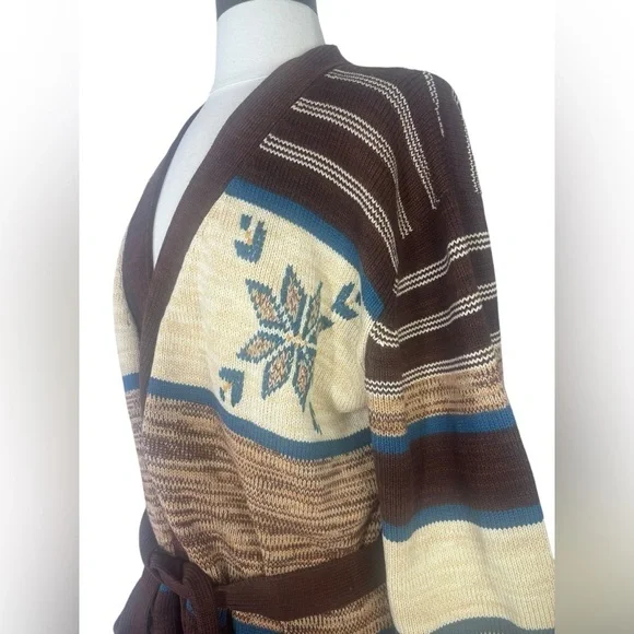 Monarch Knits vintage open belted cardigan - Picture 3 of 14